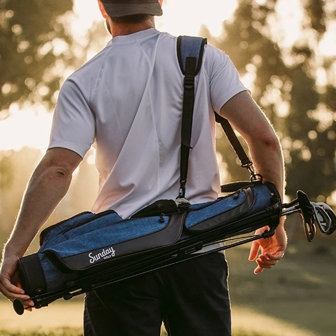 Sunday Golf Loma pencil bag, bleu cobalt