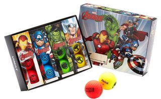Volvik VIMAX MARVEL AVENGERS balles de golf, mix colours