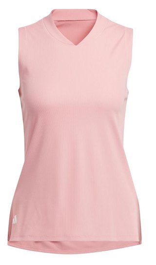 Adidas Ultimate 365 Sleeveless polo femme, semi pink spark