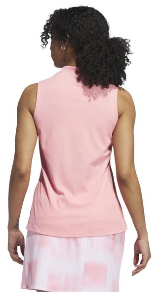 Adidas Ultimate 365 Sleeveless polo femme, semi pink spark