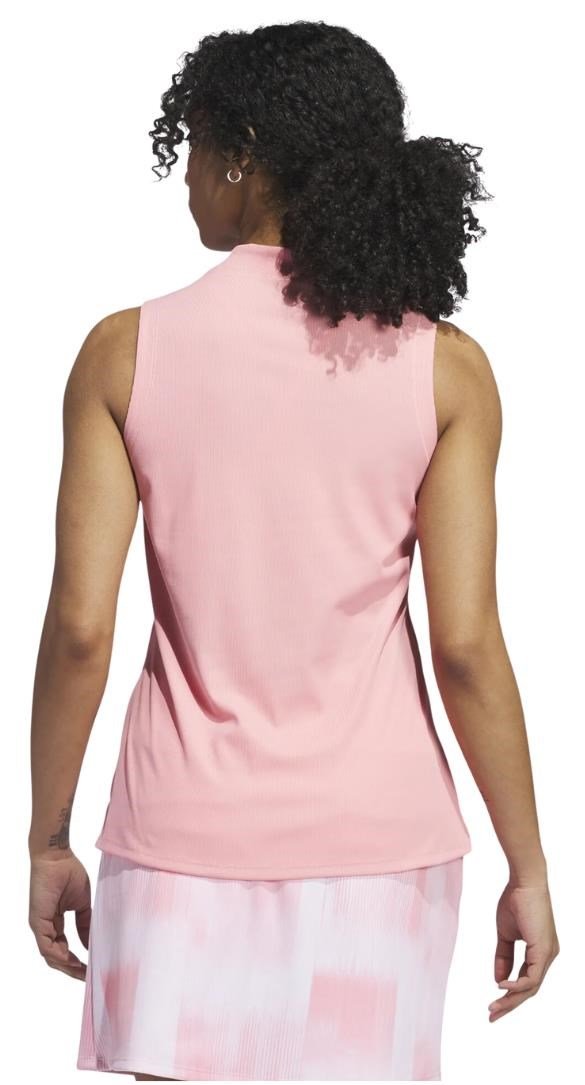 Adidas Ultimate 365 Sleeveless polo femme, semi pink spark