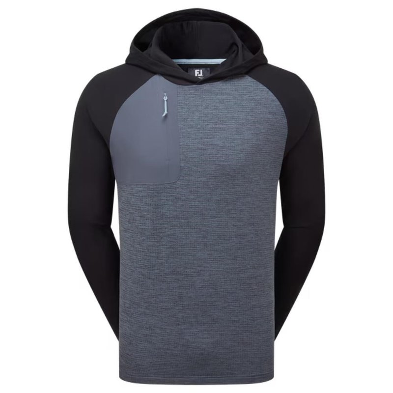 FootJoy ThermoSeries pull homme à capuche, charcoal/black