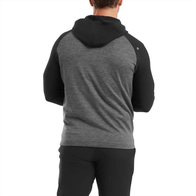 FootJoy ThermoSeries pull homme à capuche, charcoal/black