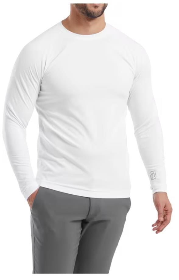 FootJoy ThermoSeries Fleece Baselayer top homme, blanc