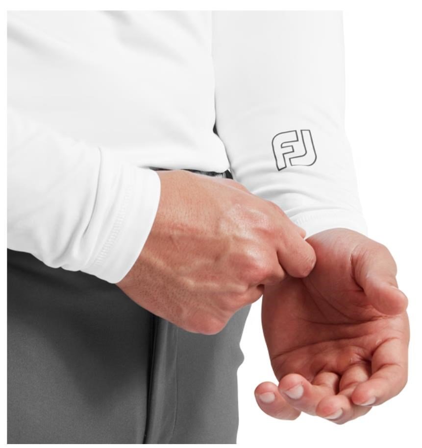 FootJoy ThermoSeries Fleece Baselayer top homme, blanc