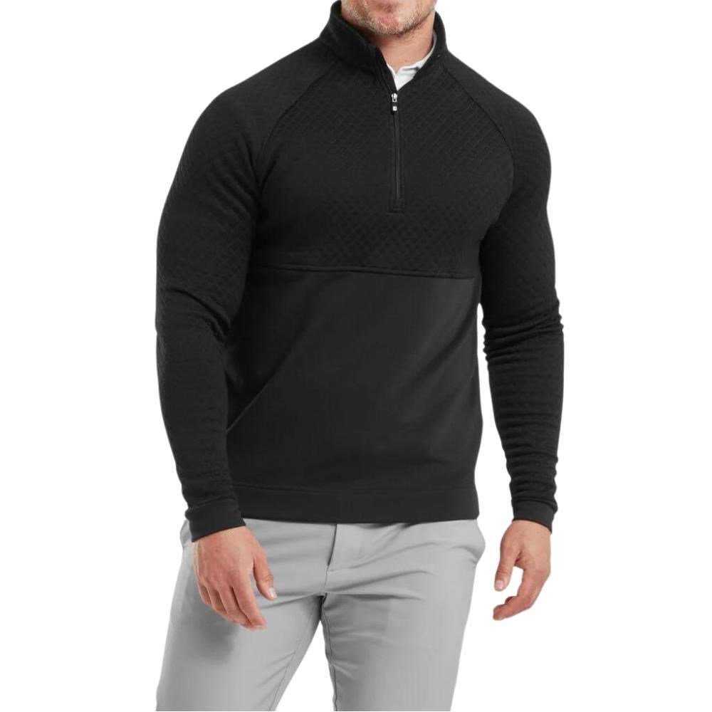 FootJoy Jacquard Thermal Chill-Out pull homme, noir