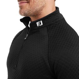 FootJoy Jacquard Thermal Chill-Out pull homme, noir