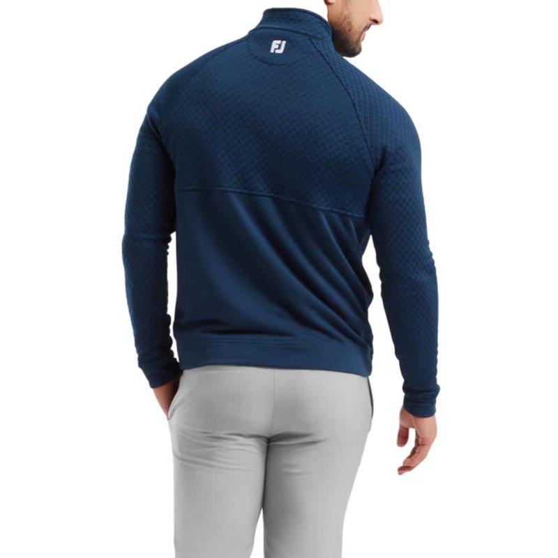 FootJoy Jacquard Thermal Chill-Out pull homme, navy