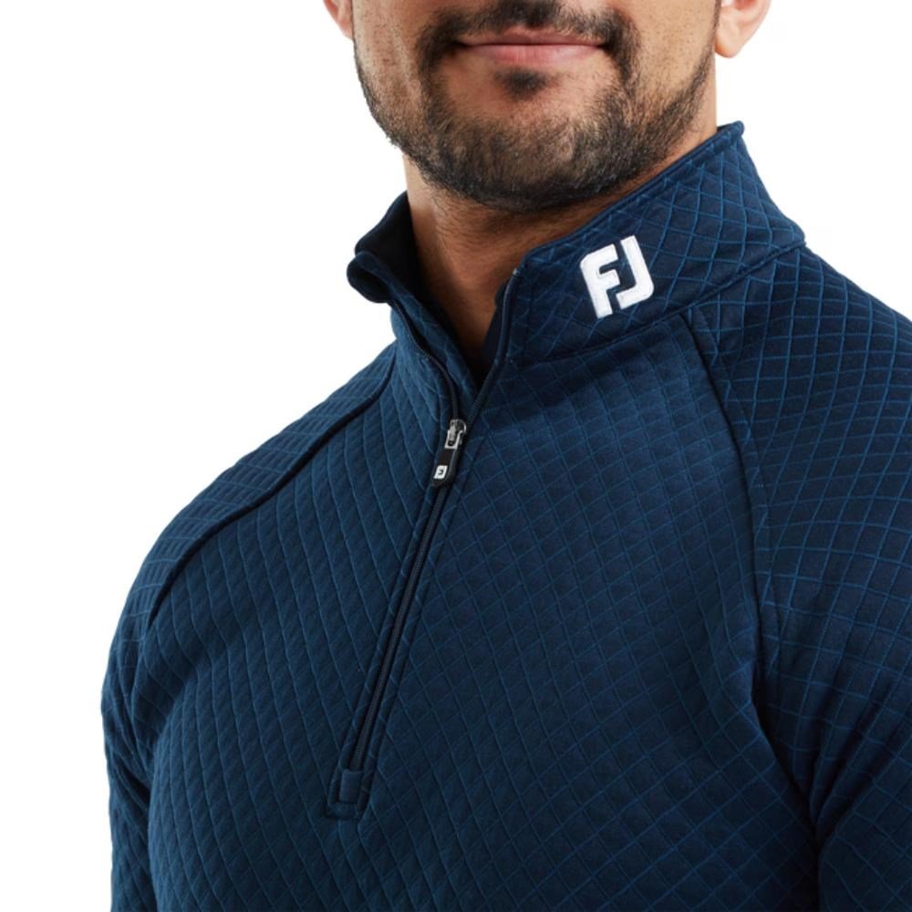 FootJoy Jacquard Thermal Chill-Out pull homme, navy