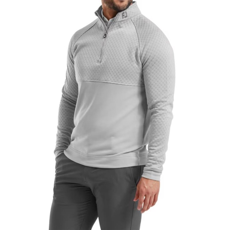 FootJoy Jacquard Thermal Chill-Out pull homme, gris