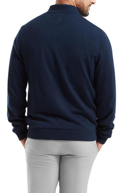 FootJoy Full-Zip Lined pull homme, navy