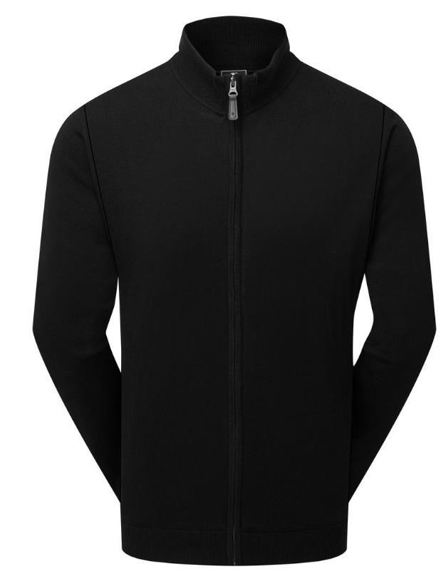 FootJoy Drirelease Full-Zip Lined pull homme, noir