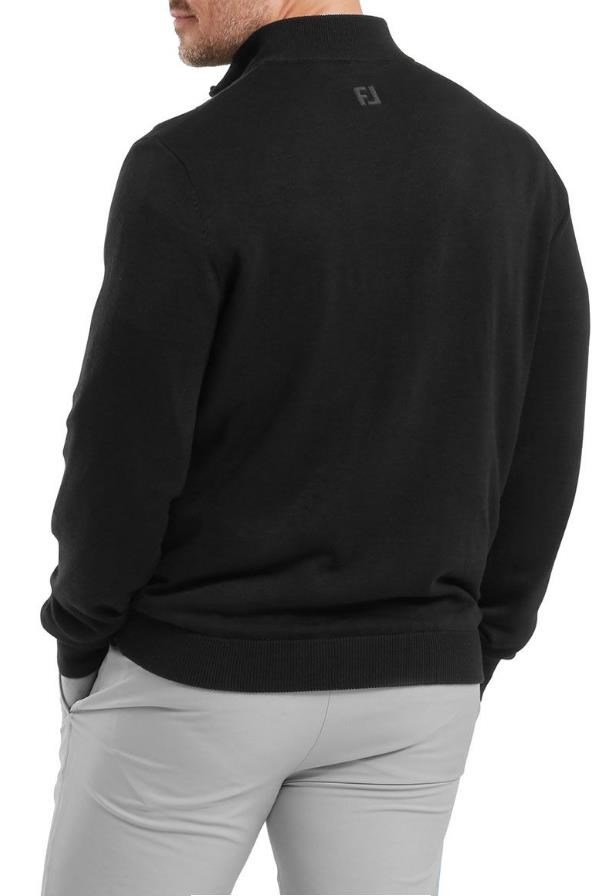 FootJoy Drirelease Full-Zip Lined pull homme, noir