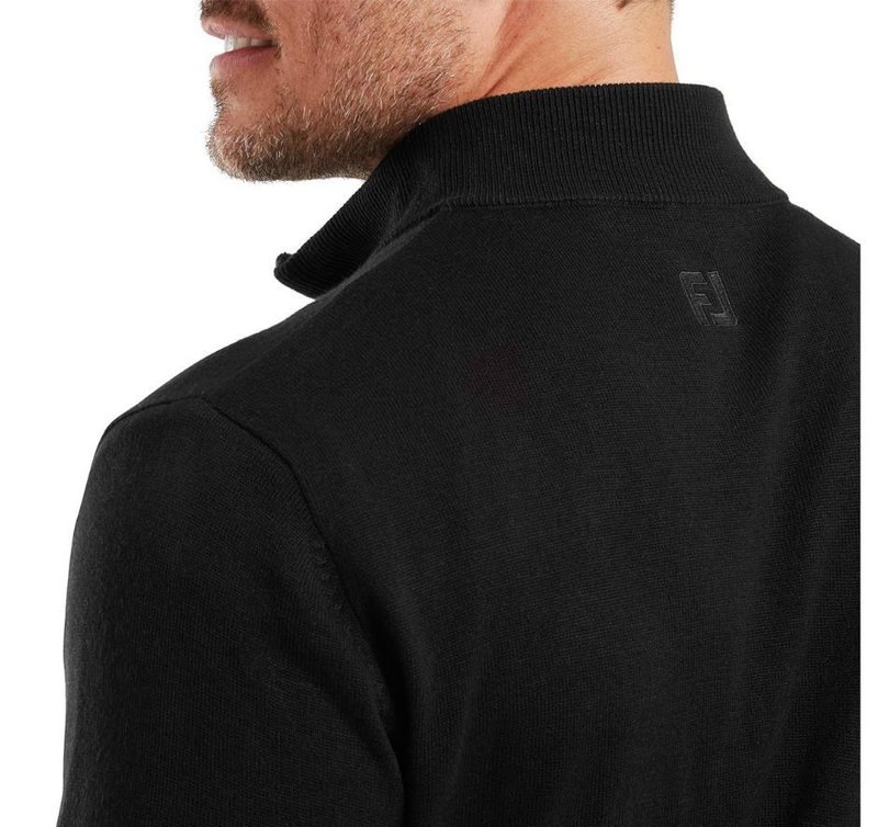 FootJoy Drirelease Full-Zip Lined pull homme, noir