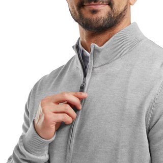 FootJoy Drirelease Full-Zip Lined pull homme, gris