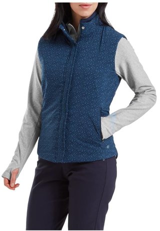 FootJoy ThermoSeries gilet femme, floral tonal navy