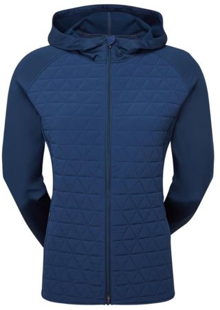FootJoy ThermoSeries Hybrid sweat à capuche femme, floral tonal navy