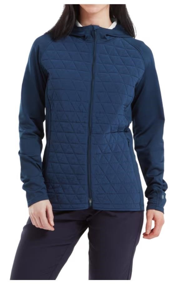 FootJoy ThermoSeries Hybrid sweat à capuche femme, floral tonal navy
