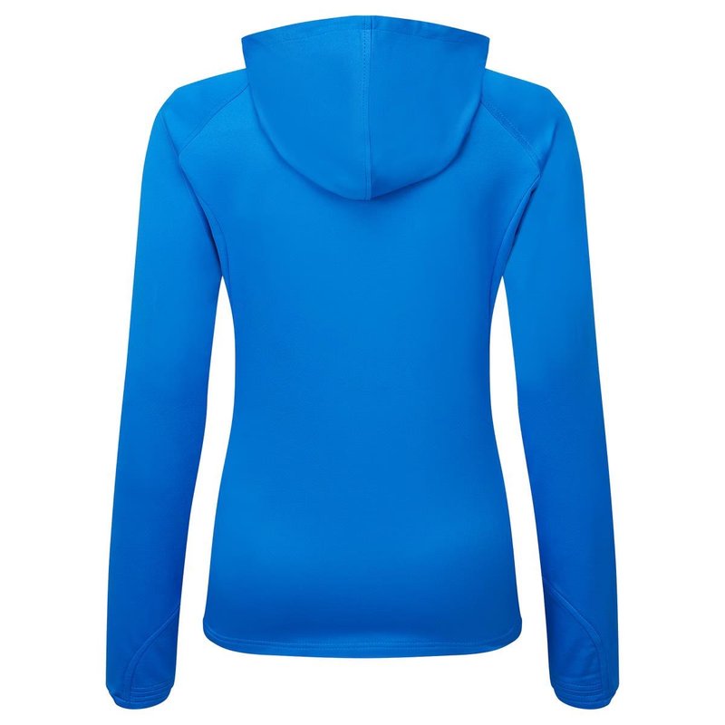 FootJoy ThermoSeries Hybrid hoodie femme floral, bleu tonal floral