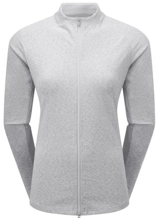 FootJoy Full-Zip Space Dye Thermal Midlayer sweat-shirt femme, gris
