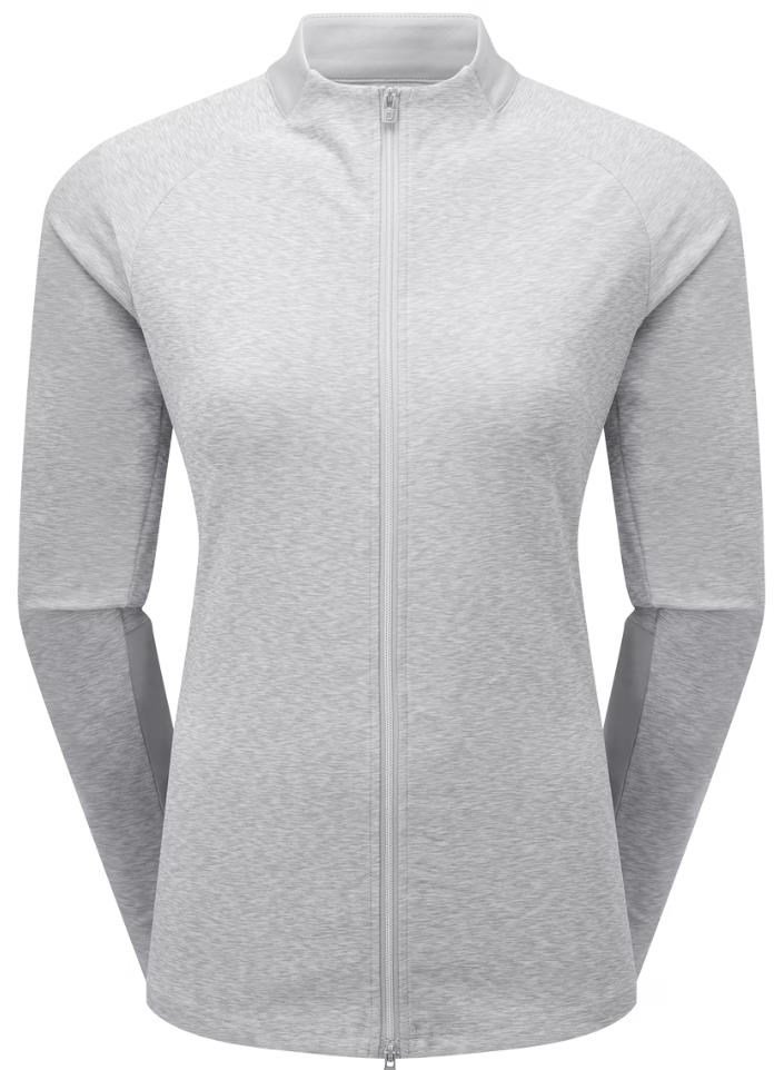 FootJoy Full-Zip Space Dye Thermal Midlayer sweat-shirt femme, gris