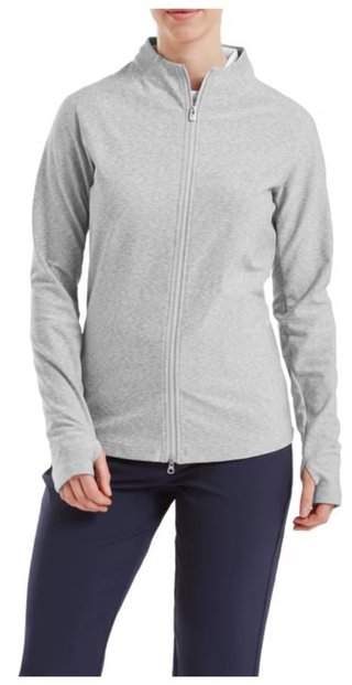 FootJoy Full-Zip Space Dye Thermal Midlayer sweat-shirt femme, gris