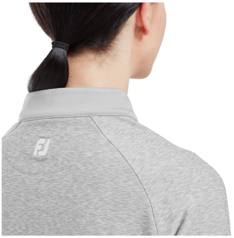 FootJoy Full-Zip Space Dye Thermal Midlayer sweat-shirt femme, gris
