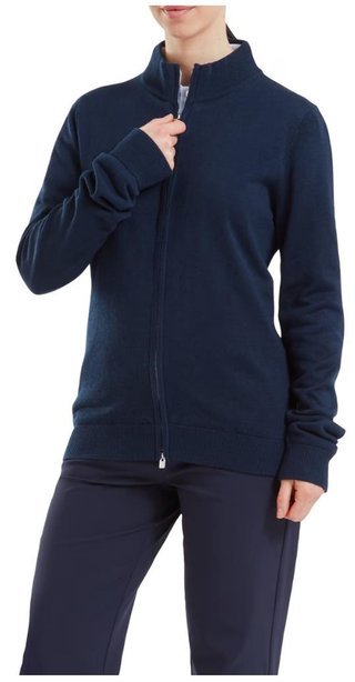 FootJoy Drirelease Full-Zip Lined pull femme, navy