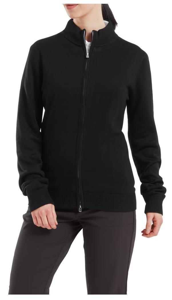 FootJoy Drirelease Full-Zip Lined pull femme, noir