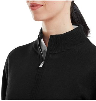 FootJoy Drirelease Full-Zip Lined pull femme, noir