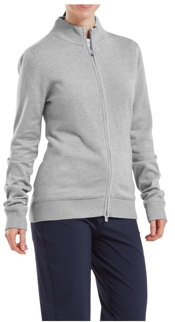 FootJoy Drirelease Full-Zip Lined pull femme, gris