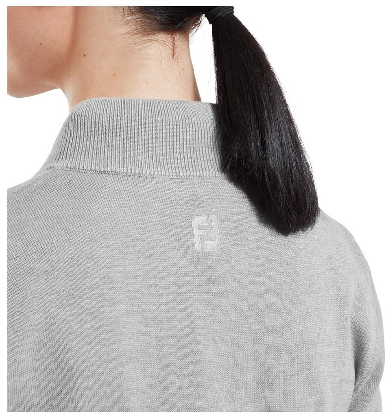 FootJoy Drirelease Full-Zip Lined pull femme, gris