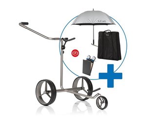 JuCad drive SL Master Titan SET chariot électrique, titanium