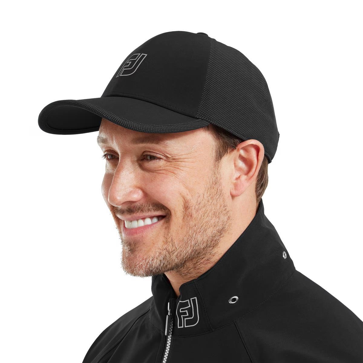 FootJoy HydroSeries Rain casquette, noire