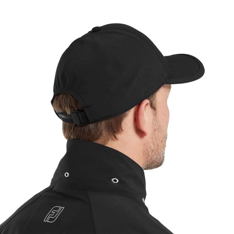 FootJoy HydroSeries Rain casquette, noire