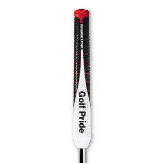 Golf Pride Reverse Taper putter grip, Round Large, embout rouge
