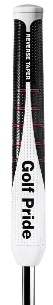 Golf Pride Reverse Taper putter grip, Round Large, embout rouge