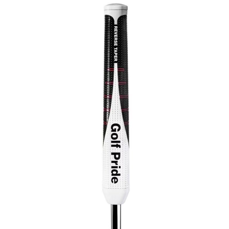 Golf Pride Reverse Taper putter grip, Round Large, embout rouge