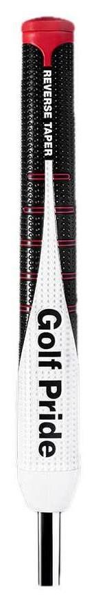 Golf Pride Reverse Taper Flat Medium grip de putter, capuchon rouge