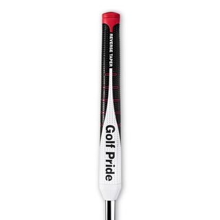 Golf Pride Reverse Taper grip putter PISTOL MEDIUM, capuchon rouge