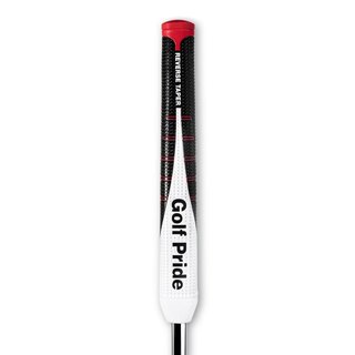 Golf Pride Reverse Taper grip putter ROUND MEDIUM, capuchon rouge