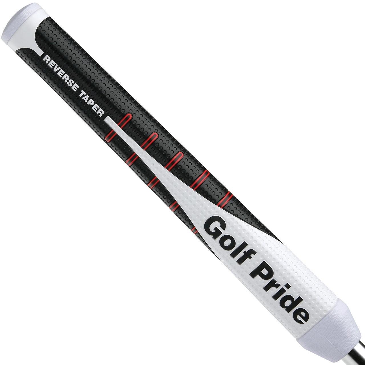 Golf Pride Reverse Taper grip putter ROUND MEDIUM, capuchon rouge