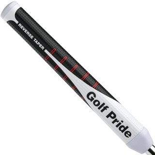 Golf Pride Reverse Taper grip putter ROUND MEDIUM, capuchon rouge