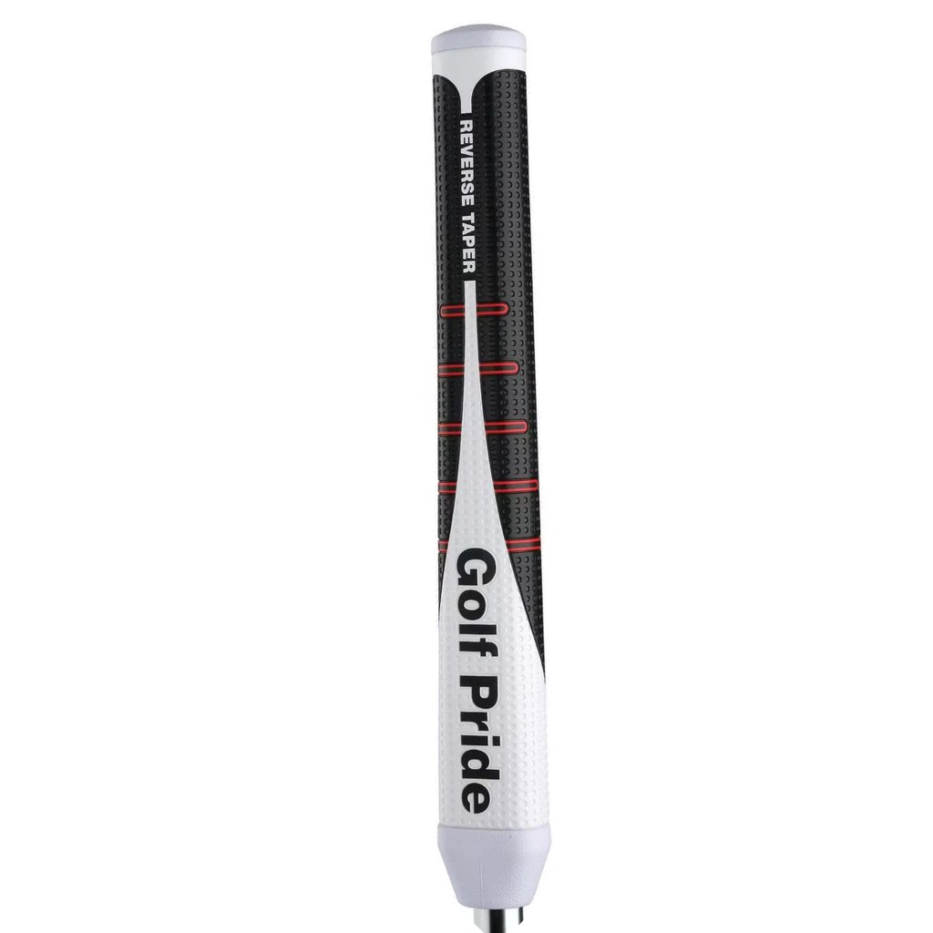 Golf Pride Reverse Taper grip putter ROUND MEDIUM, capuchon rouge
