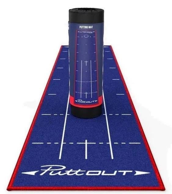 PuttOUT PuttOUT Putting Mat Medium Patriot 2,4m aide à l'entraînement