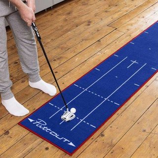 PuttOUT PuttOUT Putting Mat Medium Patriot 2,4m aide à l'entraînement