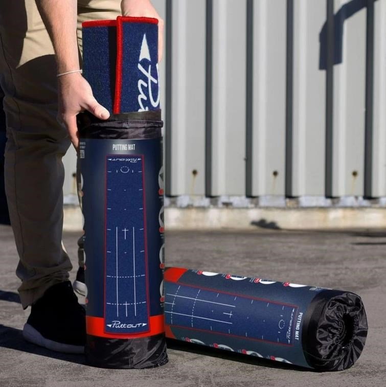 PuttOUT PuttOUT Putting Mat Medium Patriot 2,4m aide à l'entraînement
