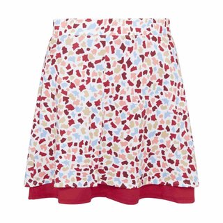 Callaway 17" Mosaic Print Flounce jupe-short, brilliant white