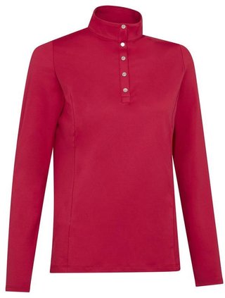 Callaway Thermal Longsleeve Fleece Back Jersey polo femme, persian red