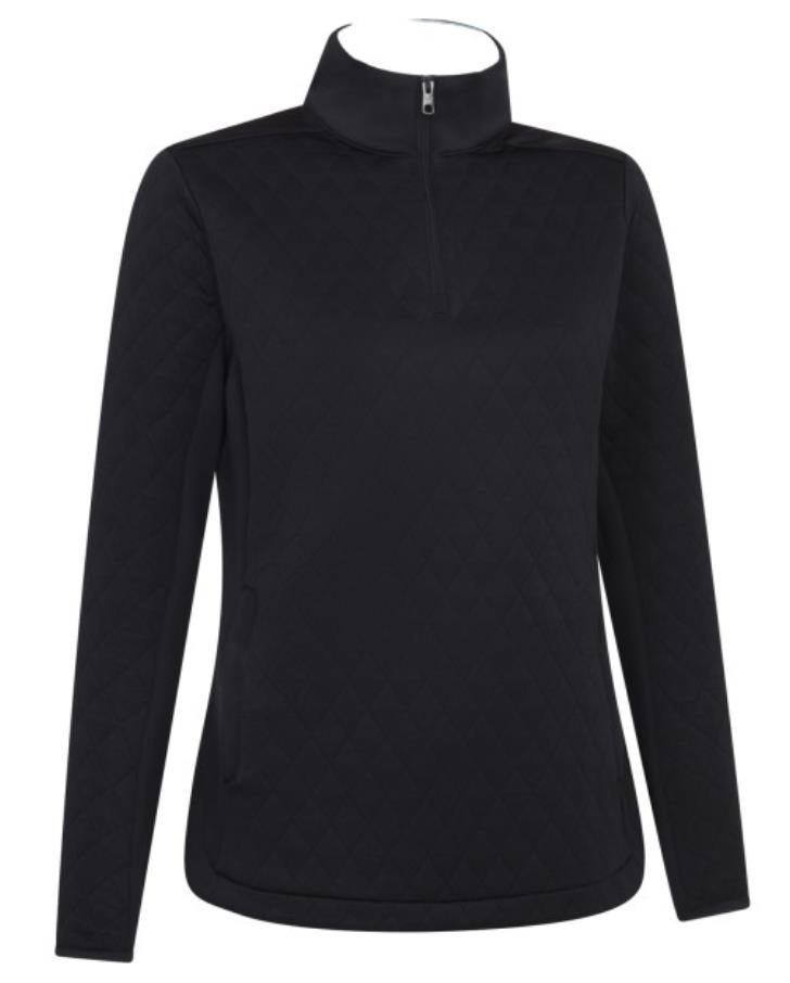 Callaway Quilted Fleece 1/4Zip sweatshirt femme, caviar